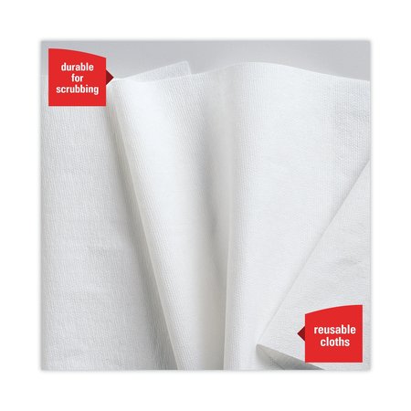 Wypall Towels & Wipes, White, Roll, HYDROKNIT®, 475 Wipes, 12.5" x 13.4", Unscented 412-41025